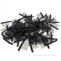 Black Wig Combs 6 Teeth Black Wig Comb For Making Wigs Factory